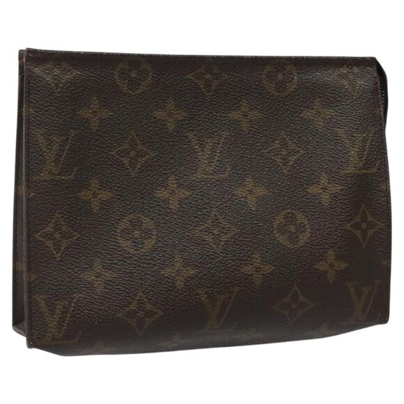 LOUIS VUITTON Monogram Poche Toilette 19 Pouch M47544 LV Auth am8031 - Picture 1 of 16